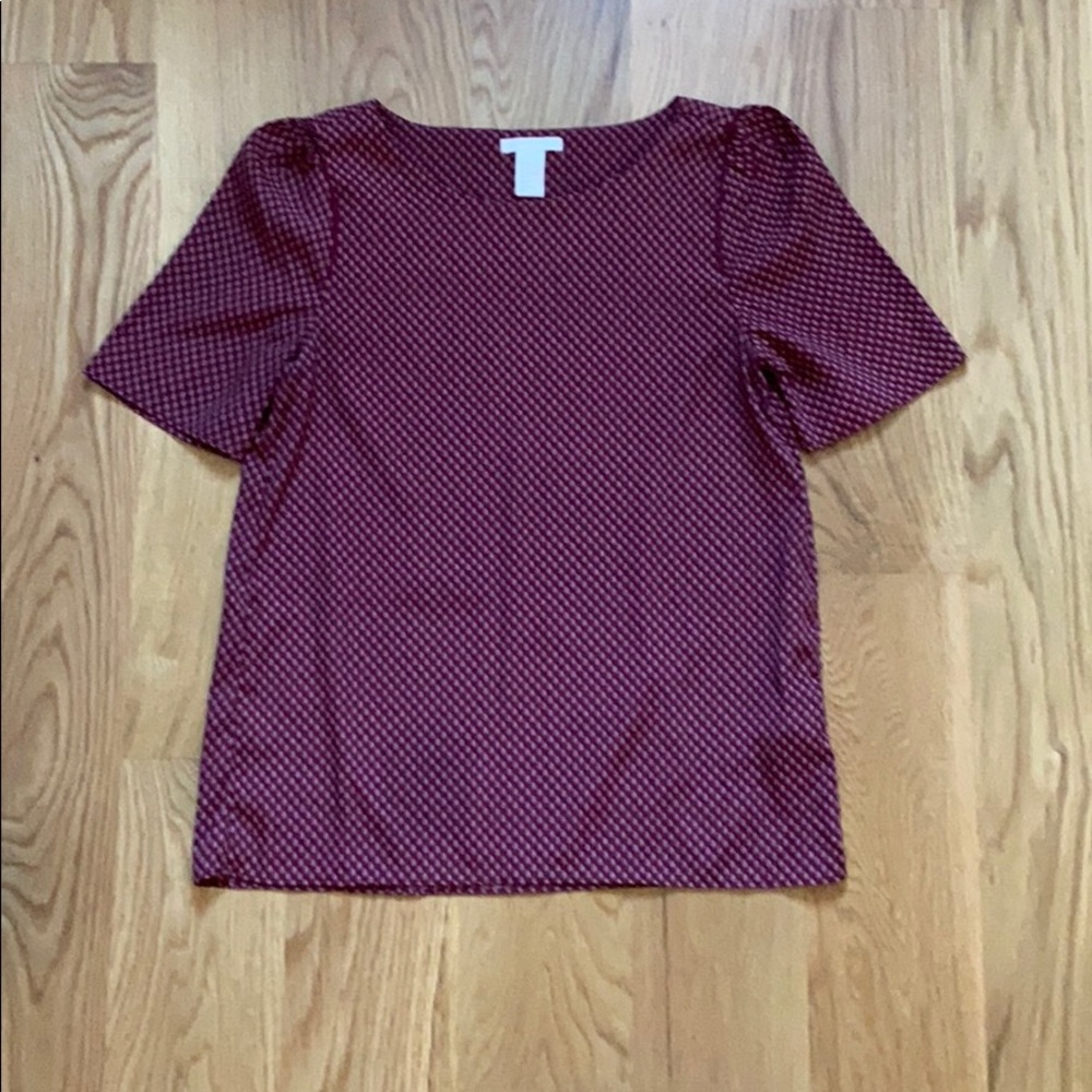Maroon HM blouse